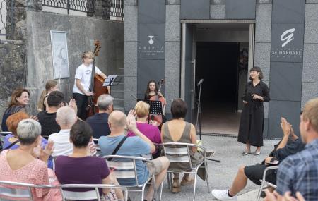 Otvoritev razstave Ženska moč s Klimtom v čipki